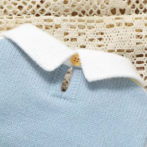 Combinaison en jersey pour bébé Mimixiong OEKO-TEX de haute qualité, adorable combinaison pour nouveau-nés, vêtements pour bébés, barboteuse tricotée - Product Image 4