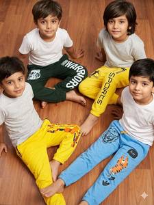 Pantalons de survêtement pour garçons et filles, qualité export, en coton durable, pour enfants actifs, vêtements décontractés, disponibles en grande quantité. - Product Image 3
