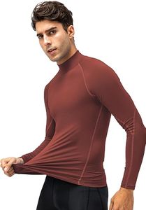Men's Compression Long Sleeve Performance Shirt Premium Quick Dry Compression Base <b>Layer</b> <b>Top</b> Men's Athletic Compression Training - Product Image 6