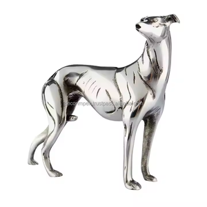 Sculpture de chien en fonte d'aluminium avec décoration intérieure Sculptures d'animaux pour la décoration Meilleure vente par Decor impex - Product Image 1