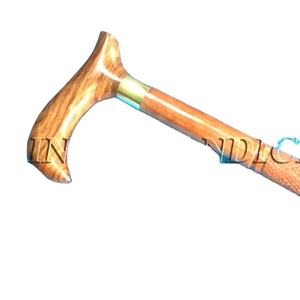 Bastones de madera con mango de madera para caminar para ancianos, bastones de madera con mango de madera - Product Image 2