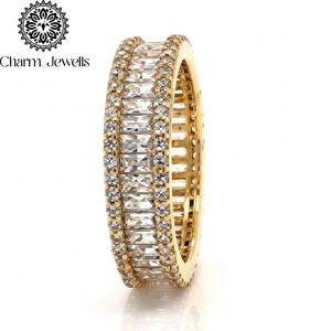 Bague de fiançailles Charm Jewells en moissanite taille coussin motif fleur, en argent 925 avec sertissage à griffes, style classique pour femme, certifiée IGI, 3g or - Product Image 5