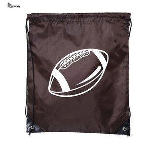 Custom Relevo Printed Waterproof Drawstring Sports <b>Backpack</b> Gym Sack Bag for Football <b>Training</b> Travel Storage - Product Image 1
