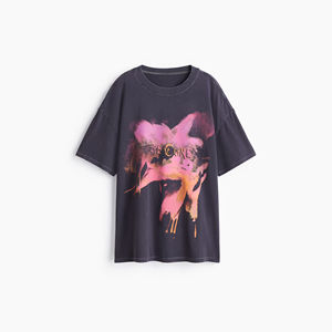 Camiseta de Mujer con Estampado Gráfico Personalizado, Venta al Por Mayor, Informal, Verano, Moda, Transpirable - Product Image 1