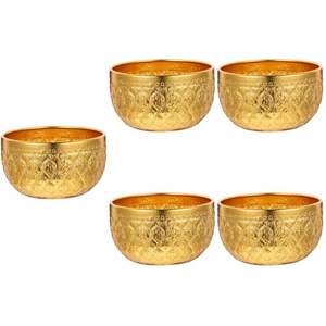 Cuenco de metal artesanal para chocolate, centro de mesa decorativo para una mesa de comedor elegante, exhibición para bodas y fiestas. - Product Image 1