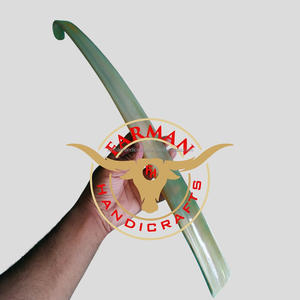 Top Selling Best Quality 100% Real Handmade New Design of Real <b>Long</b> Ox <b>Horn</b> <b>Shoe</b> <b>Horn</b> - Product Image 4