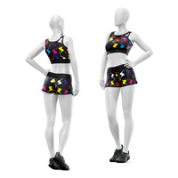 Conjunto Deportivo de 2 Piezas para Mujer, Marca Privada, Sujetador Deportivo sin Tirantes, Leggings de Cintura Alta, Ropa Deportiva Elástica para Yoga y Gimnasio, Alta Calidad, OEM