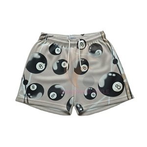 Nuevos Shorts Deportivos de Malla Transpirable para Hombre y Mujer, Casuales, para Baloncesto, Running, Sublimados, de Poliéster - Product Image 2