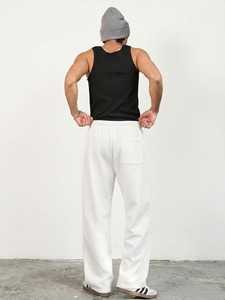 Pantalon de survêtement ample personnalisé, coupe décontractée, style streetwear haut de gamme, fabricant - Product Image 6
