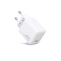 Chargeur mural compact 45W GaN Mini USB-C PD à charge rapide avec prise EU pour téléphones et tablettes, avec coque en PC ignifuge