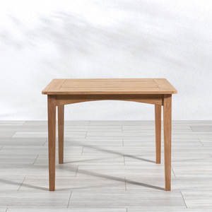 Mesa de Comedor Rectangular Minimalista de Madera de Teca Sólida para Exteriores – Proveedor de Muebles para Resorts y Hoteles - Product Image 5