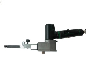 Ponceuse à bande pneumatique APLUS GSB-A20457C, boîtier composite, 20x475mm, 20 000 tr/min, échappement arrière, certifiée OEM ISO9001 - Product Image 1