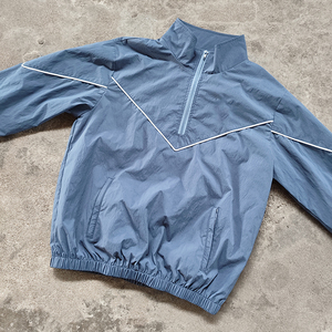 Customizable Waterproof Windproof OEM Custom <b>Mens</b> Streetwear Windbreaker Track Front Zip Reflective Sports <b>Jackets</b> 100% Nylon - Product Image 6