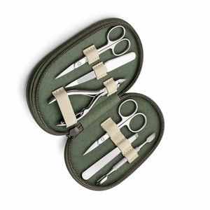 Kit de Manicura Profesional de Acero Inoxidable, 6 Piezas, Estuche Portátil de Estilo Clásico con Juego de Cortaúñas para Adultos - Product Image 3