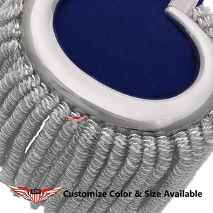 Epaulette de Hombro con Alambre Trenzado KEW, Azul, Elegante y Duradero, Accesorio para Prendas - Product Image 3