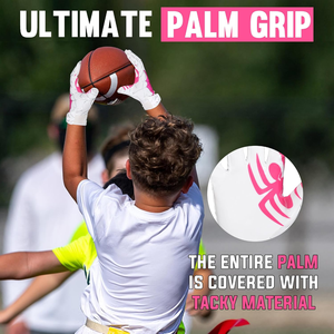 Gants de football américain haut de gamme pour receveurs, paume en silicone adhérent, couleur personnalisée, logo personnalisé, légers - Product Image 3
