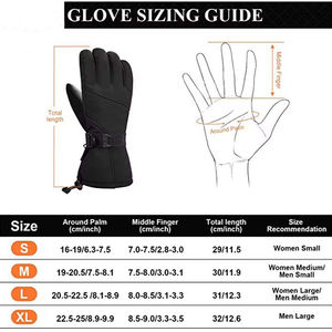 Gants de ski haute performance compatibles avec les écrans tactiles, pour hommes, femmes et unisexe, avec poches zippées pour le rangement et la chaleur, technologie d'adhérence - Product Image 6