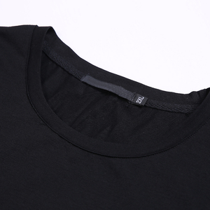 Camiseta de Hombre de Diseño Personalizado de Alta Calidad, Tela Satinada con Pedrería, Secado Rápido, Manga Corta, Corte Regular, Mezcla de Poliéster/Algodón - Product Image 2