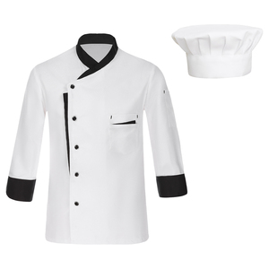 Chaquetas de Chef de Alta Calidad en Lona, Nuevas, Modernas, de Manga Larga/Corta, Cómodas, Unisex, Uniformes para Restaurante y Hotel - Product Image 2