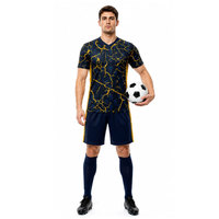 Nouveau prix de gros 2027 – Tenue de football personnalisée 100 % polyester pour club, avec logo, couleur et taille sur mesure, pour hommes, séchage rapide, adultes