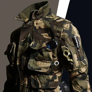 Ensemble de chasse unisexe de haute qualité, imperméable, multi-poches, veste + pantalon coupe-vent pour la randonnée, 2 pièces, hiver - Product Image 4