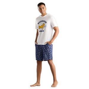 Ensemble de vêtements décontractés 2 pièces pour hommes personnalisés T-shirt graphique élégant et short confortable pour hommes Impression personnalisée Couleurs et taille disponibles - Product Image 1