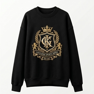 เสื้อสเวตเชิ้ตคอกลมผู้ชายสำหรับฤดูหนาว ผ้าหนานุ่ม ปักโลโก้ด้านหน้า ผ้าฝ้ายฟลีซ ทรงปกติ สไตล์สตรีทแวร์ลำลอง รับผลิตแบบ OEM - Product Image 1