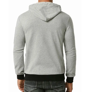 Sweat-shirt court à capuche zippé respirant et écologique pour femme, en coton épais sans cordon, idéal automne-hiver - Product Image 3