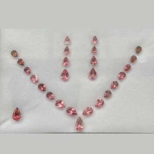 Turmalina Rosa Natural Elegante, Corte Pera, 26.01 Quilates, Piedras Preciosas Sueltas AAAA para Collar, Joyería, Piedra de Madagascar - Product Image 1