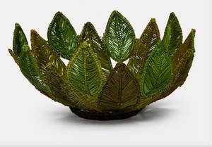 Corbeille décorative en rotin faite à la main, motif feuille de canne naturelle, qualité supérieure, pour centre de table de mariage et décoration intérieure - Product Image 3