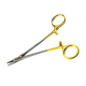 Porte-aiguille en carbure de tungstène et acier inoxydable T/C Crile-Wood, instrument chirurgical pour suture, certifié CE ISO, par Dentavex - Product Image 6