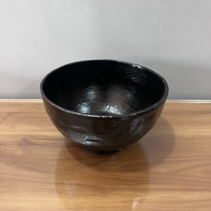 ชามอะลูมิเนียมสีดำทำมือ ชามเสิร์ฟลายทันสมัย ของตกแต่งบ้าน - Product Image 2