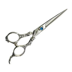 Professional Hairdressing Scissors 6.5 Inch Stainless Steel <b>Long</b> <b>Handle</b> Right Handed Sharp Blade Salon <b>Shears</b> - Product Image 1