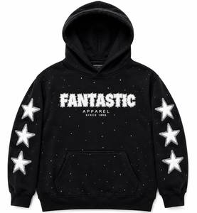 Wholesale High End Heavyweight Sun Faded Wash Distressed Rhinestone Patch Embroidery Boxy Zip Men Custom <b>Hoodie</b> Digital 100% - Product Image 1