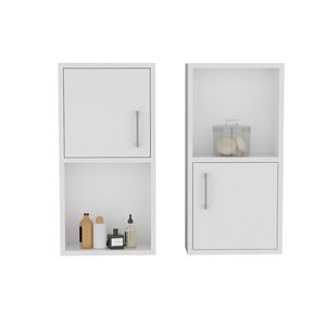 Armadietto Bianco per Medicinali Florence, Eleganti Mensole per Bagno - Product Image 2