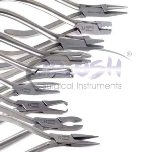 Alicates de punta plana Adam para formar bucles y doblar alambre, de acero inoxidable, para uso dental, ortodoncia, protesis y cirugía, color rosa. - Product Image 6