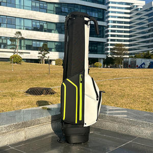 Bolsa de Golf Plegable Unisex de Cuero PU OEM, Impermeable, Ligera y Elegante, Bolsa de Transporte para Palos de Golf con Logotipo Personalizado, Profesional - Product Image 2