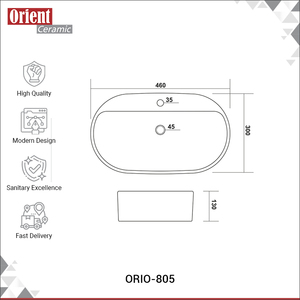 Lavabo de table rectangulaire en céramique polie de qualité supérieure, largement utilisé, provenant d'Inde - Product Image 3