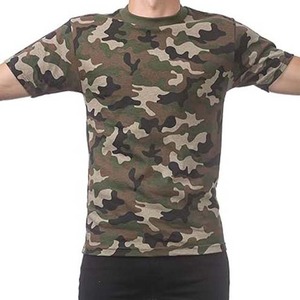 เสื้อยืดคอกลมแขนสั้นลายพรางผู้ชายทรงโอเวอร์ไซส์ ผ้าคอตตอนเจอร์ซีย์ 220 กรัม พิมพ์ลายตามสั่ง ระบายอากาศได้ดี สไตล์ลำลอง - Product Image 5