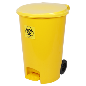 Eco-Friendly Pressing Open Top Foot Pedal Square Medical Waste <b>Bin</b> Heavy Duty <b>Plastic</b> Construction Hospital Use DIY Printed - Product Image 5