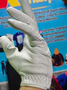 Gants de golf unisexes en cuir PU personnalisés, respirants, avec fermeture auto-agrippante, pour droitier, à enfiler, couleur unie, pour usage sportif - Product Image 6