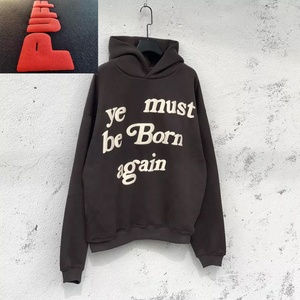 OEM Sweats à capuche unisexes de haute qualité personnalisé nouveau design imprimé 3D moussant bouffant uni surdimensionné à capuche col doublé grande taille - Product Image 6