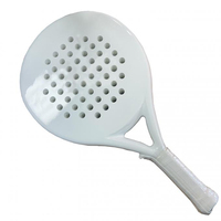 Raquettes de paddle en fibre de carbone légères sur mesure de haute qualité, design amateur/junior, OEM, vente en gros, matériau de filet en nylon