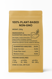 Alimento Vegano Totalmente Natural para Perros, Sin Productos Derivados de Animales, Enriquecido con Taurina, L-Carnitina, B12, Salud Cardíaca e Inmunológica, Suministro OEM - Product Image 2