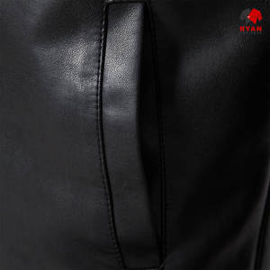 Veste en cuir personnalisée Ryan Pro Gear pour hommes, tissu confortable et respirant avec logo personnalisé et design de poche. - Product Image 6