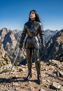 Armadura de Caballero Medieval de Acero Completa para Mujer, Disfraz de Guerrero de Fantasía para Cosplay - Product Image 3