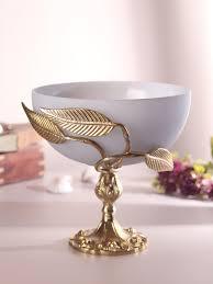 Elegante Tazón de Metal Pulido de Lujo con Base para Dulces o Adornos, Apto para Lavavajillas, para Decoración del Hogar - Product Image 3