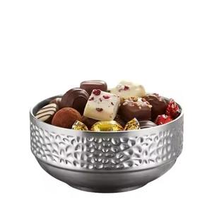 Party Metal Chocolate <b>Bowl</b> Stainless Steel Serving <b>Bowl</b> for Candy Dry Fruits <b>Snacks</b> - Product Image 2