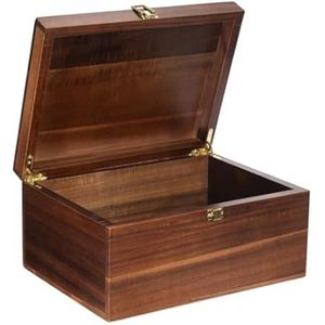 Caja de madera hecha a mano para almacenamiento y organización en el hogar - Product Image 4