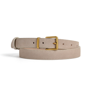 Women's Reversible Cow Hide Alloy Square Buckle Belt with Vintage Matte Finish Soft & Comfortable - Product Image 2